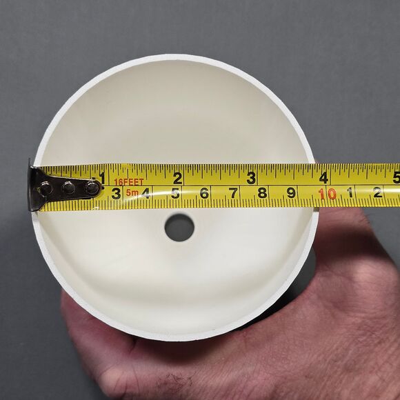 Aquaponic Aquarium Wicking Planter Pot White Blue Self Watering Fish Tank Decor - Picture 8 of 15